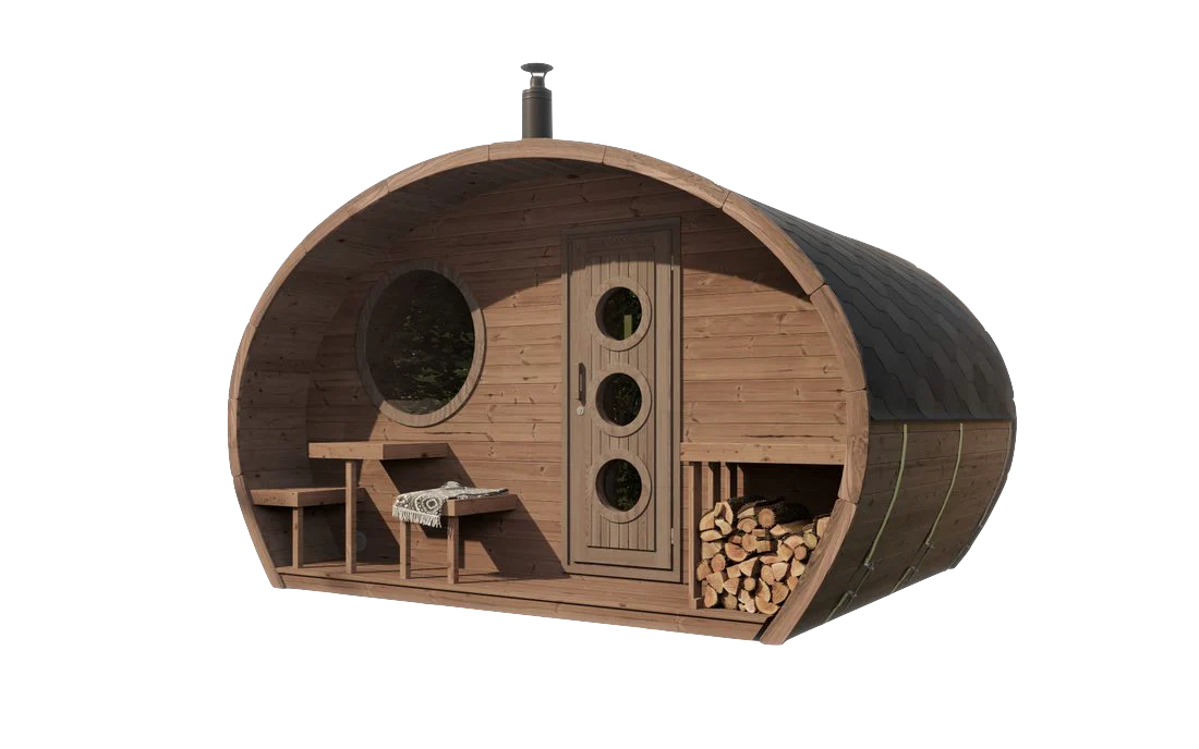 SaunaLife Model G11 Outdoor 8 Person Sauna