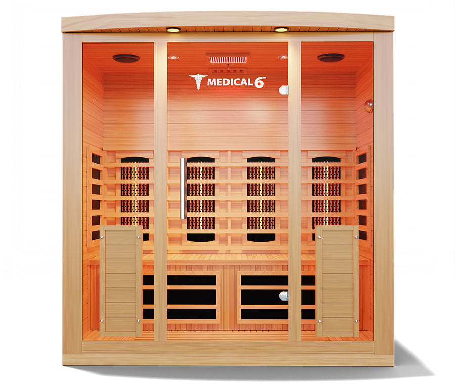 Medical Saunas - Medical 6, 4 Person Full Spectrum Infrared Sauna