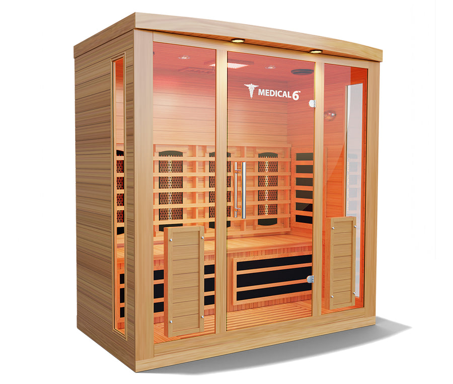 Medical Saunas - Medical 6, 4 Person Full Spectrum Infrared Sauna