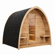 SaunaLife Model G3 Outdoor Home Sauna Kit, 6 Person