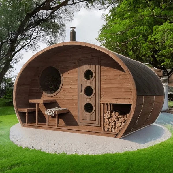 SaunaLife Model G11 Outdoor 8 Person Sauna