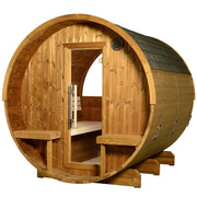 Almost Heaven Harvia Evander 6 Person Barrel Sauna - CALL FOR PRICING - LuxeWell Life