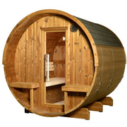 Almost Heaven Harvia Magnus 6 Person Barrel Sauna - CALL FOR PRICING - LuxeWell Life