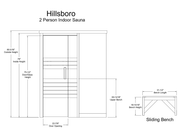 Almost Heaven Hillsboro 2 Person Indoor Sauna - LuxeWell Life