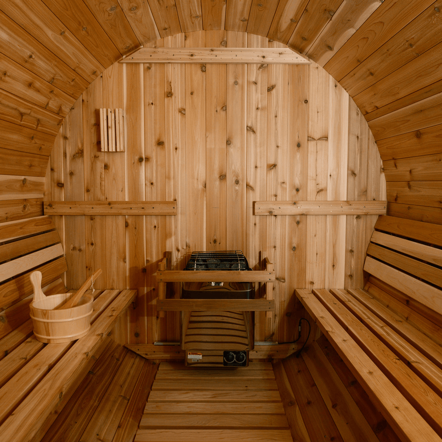 Almost Heaven Lewisburg 6 - 8 Person Barrel Sauna - LuxeWell Life