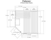 Almost Heaven Patterson 6 Person Indoor Sauna - LuxeWell Life