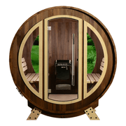 Almost Heaven Phoenix 6 Person Luxury Barrel Sauna - LuxeWell Life