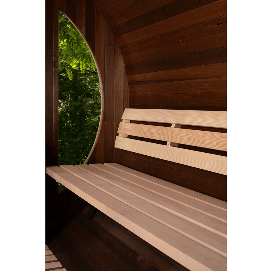 Almost Heaven Phoenix 6 Person Luxury Barrel Sauna - LuxeWell Life