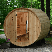 Almost Heaven Princeton 6 Person Barrel Sauna - LuxeWell Life