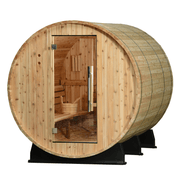 Almost Heaven Princeton 6 Person Barrel Sauna - LuxeWell Life