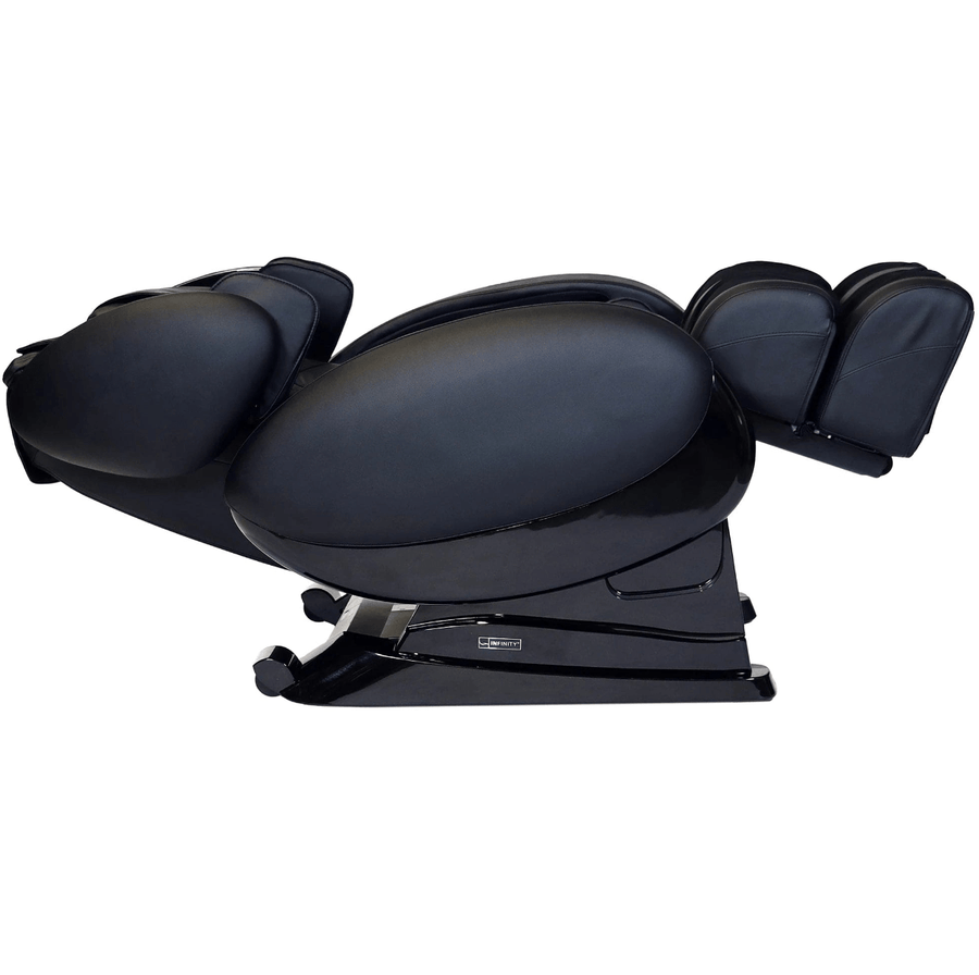 Infinity IT-8500 Plus Massage Chair with armrests, designed for deep tissue massage, spinal decompression, and reflexology, featuring Bluetooth and app control.