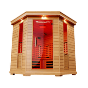 Medical Saunas - Medical 7 Plus, 4 - 6 Person Full Spectrum Infrared Sauna - LuxeWell Life