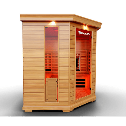 Medical Saunas - Medical 7 Plus, 4 - 6 Person Full Spectrum Infrared Sauna - LuxeWell Life