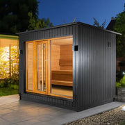 SaunaLife Model G7 Pre-Assembled Outdoor Home Sauna