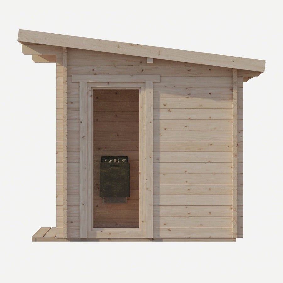 SaunaLife G4 6-Person Outdoor Cabin Sauna