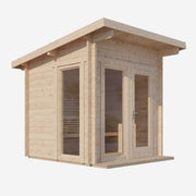 SaunaLife G4 6-Person Outdoor Cabin Sauna