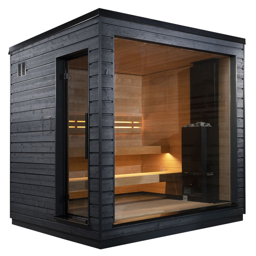 SaunaLife G6 5-Person Outdoor Cabin Sauna