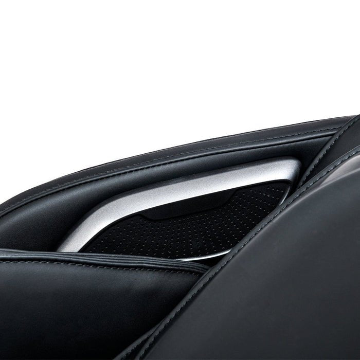 Close-up of the Titan TP-Epic 4D Massage Chair, highlighting its advanced features like the touchscreen controller and luxurious 4D massage mechanism.