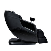 Titan TP-Epic 4D Massage Chair featuring a reclining design with a touchscreen controller and side device for personalized massages.