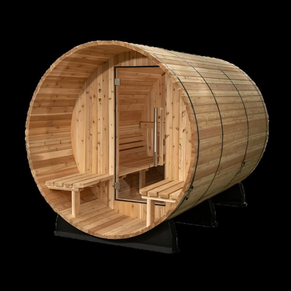 Almost Heaven 4-person Fairmont Barrel Sauna
