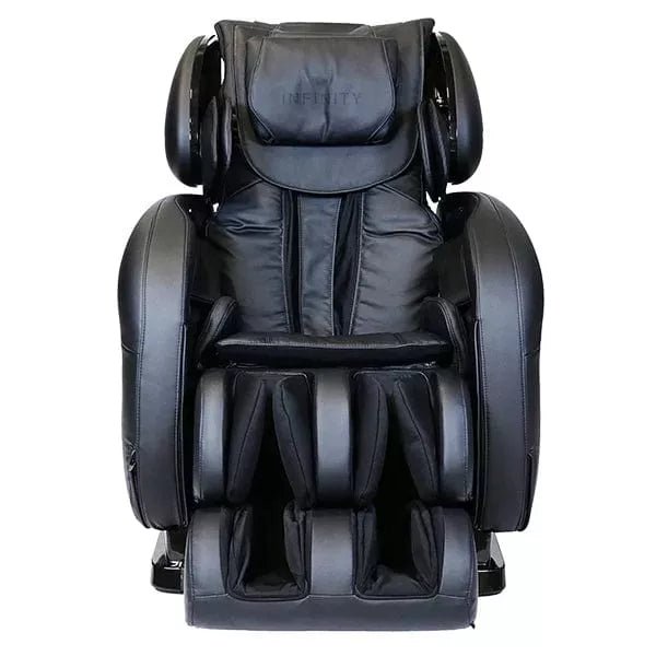 Infinity Smart Chair X3 3D/4D Massage Chair with headphones, offering full-body deep tissue massage and advanced features like Truefit™ Body Scanning and Bluetooth speakers.