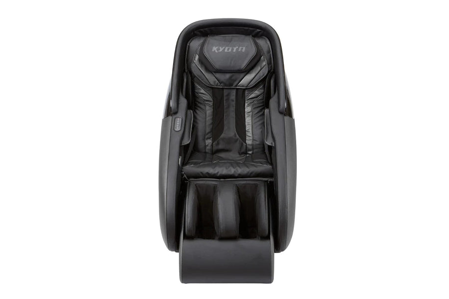 Kyota Kaizen M680 Massage Chair with 4D nodes, Tri-Zone heat, and advanced kneading mechanism for full-body relaxation and pain relief.