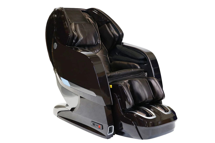 Kyota Yosei M868 4D Massage Chair with integrated air ionizer, foot massage, lumbar heat, and Bluetooth speakers for home relaxation.