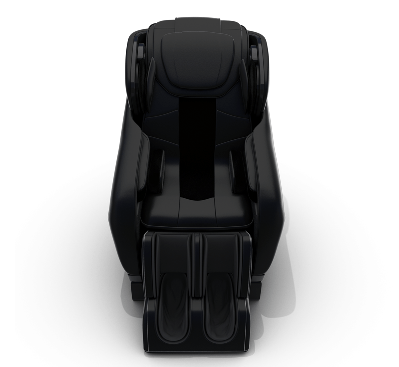 Medical Breakthrough 10 black massage chair with advanced posture correction and pain relief features.