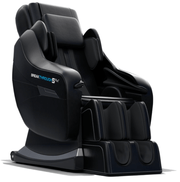 Medical Breakthrough 5 Plus Version 3 massage chair with adjustable leg extensions and Intense Lower Back Rollers on a white background.