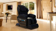 Medical Breakthrough 6 Plus black reclining massage chair in a room, designed to improve posture, reduce pain, and aid sleep.