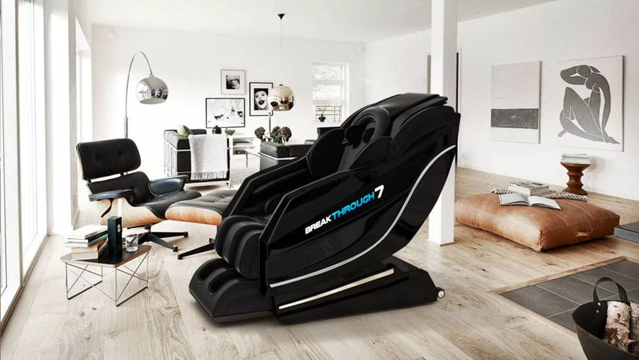 Medical Breakthrough 7 massage chair in a room, designed for posture correction, full-body pain relief, and improved sleep.